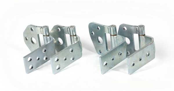 Tailgate hinge, electro-galvanised metal (for Toyota Land Cruiser J7)