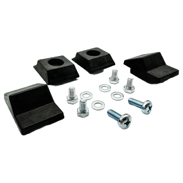 Set of trunk bumpers with screws (for Mercedes W124)