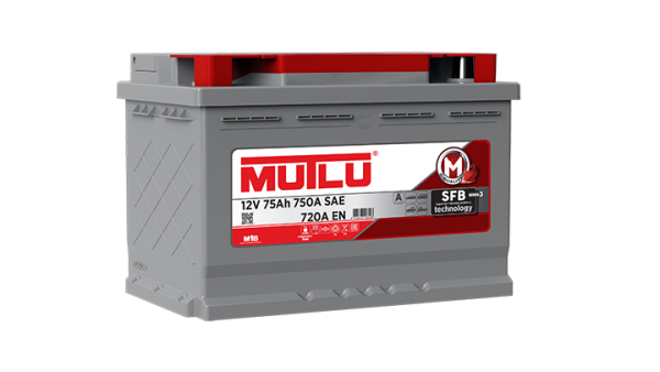 MUTLU Automotive battery 12V 75Ah SFB