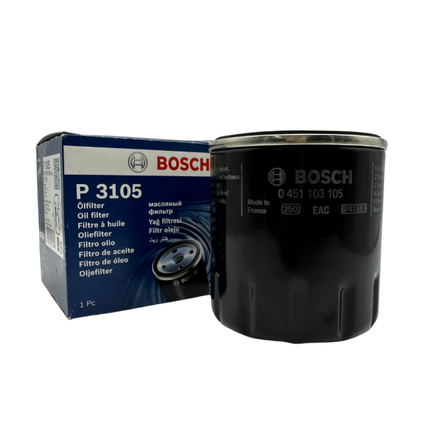 BOSCH 0 451 103 105 Ölfilter (für Mercedes W124, W126, 190er mit M102 und M103 Motoren)