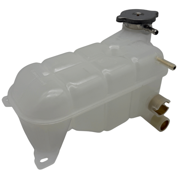 Coolant expansion tank with cap (for Mercedes W124 and W201 190)